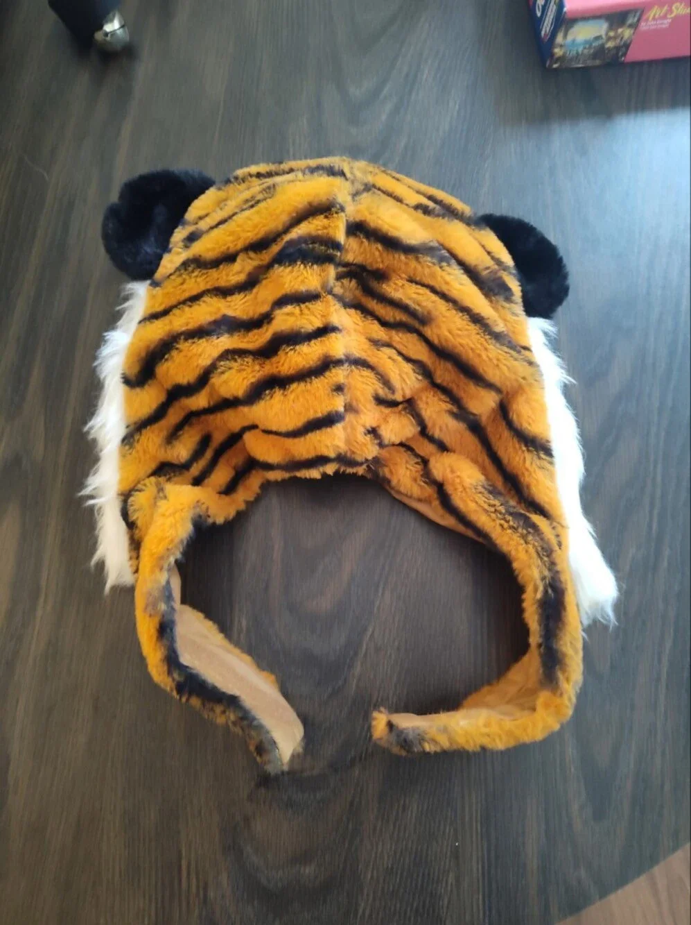 Tiger Plush Costume For Doggos